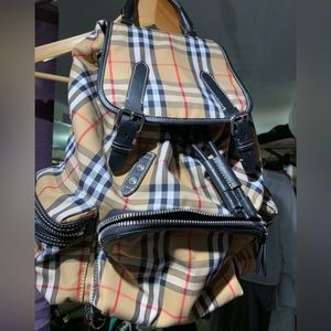 Burberry set - a backpack and a belt bag